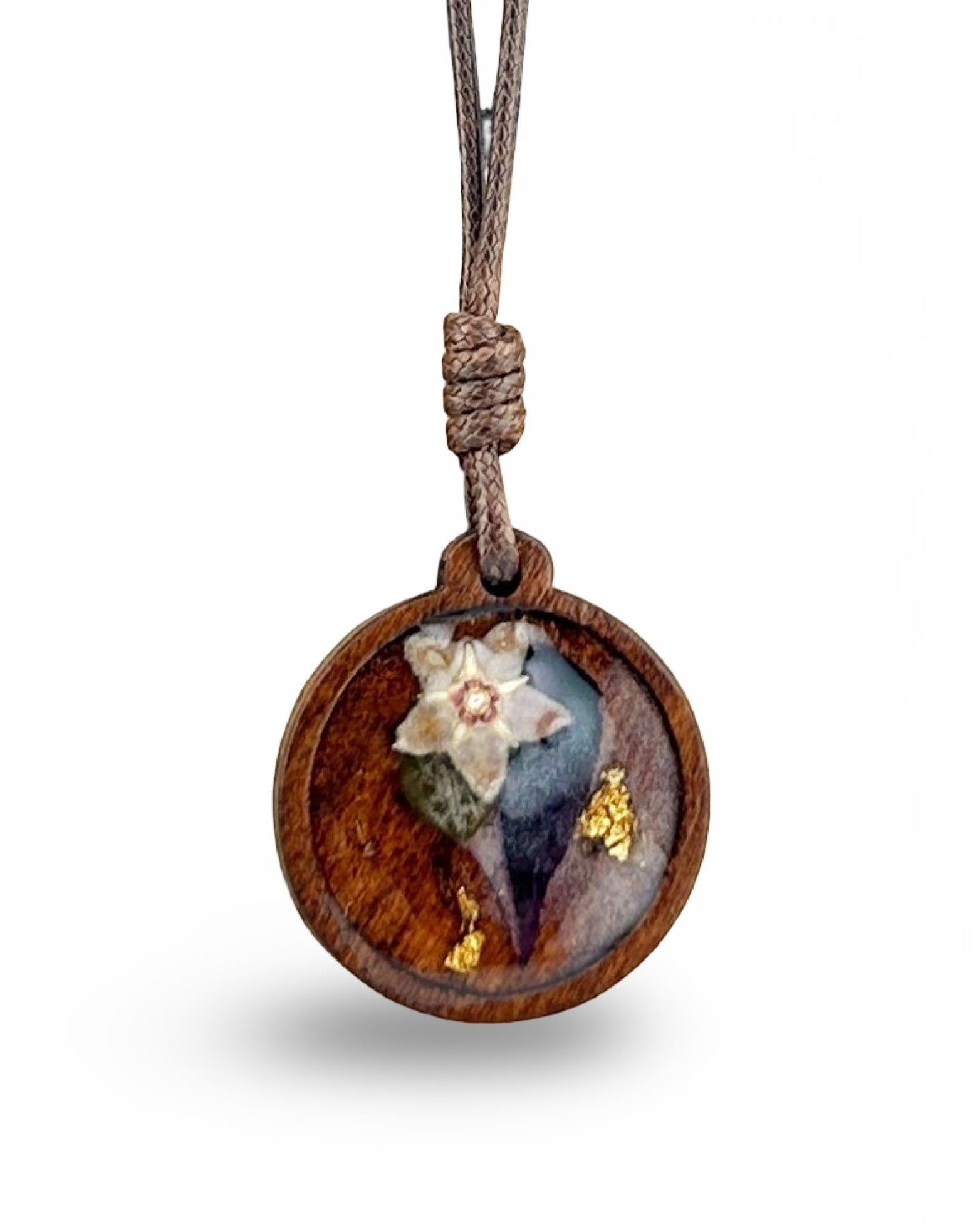 Driftheory x Salt Your Soul – Adjustable Wood & Resin Necklace