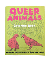 Queer Animals Coloring Book Zine