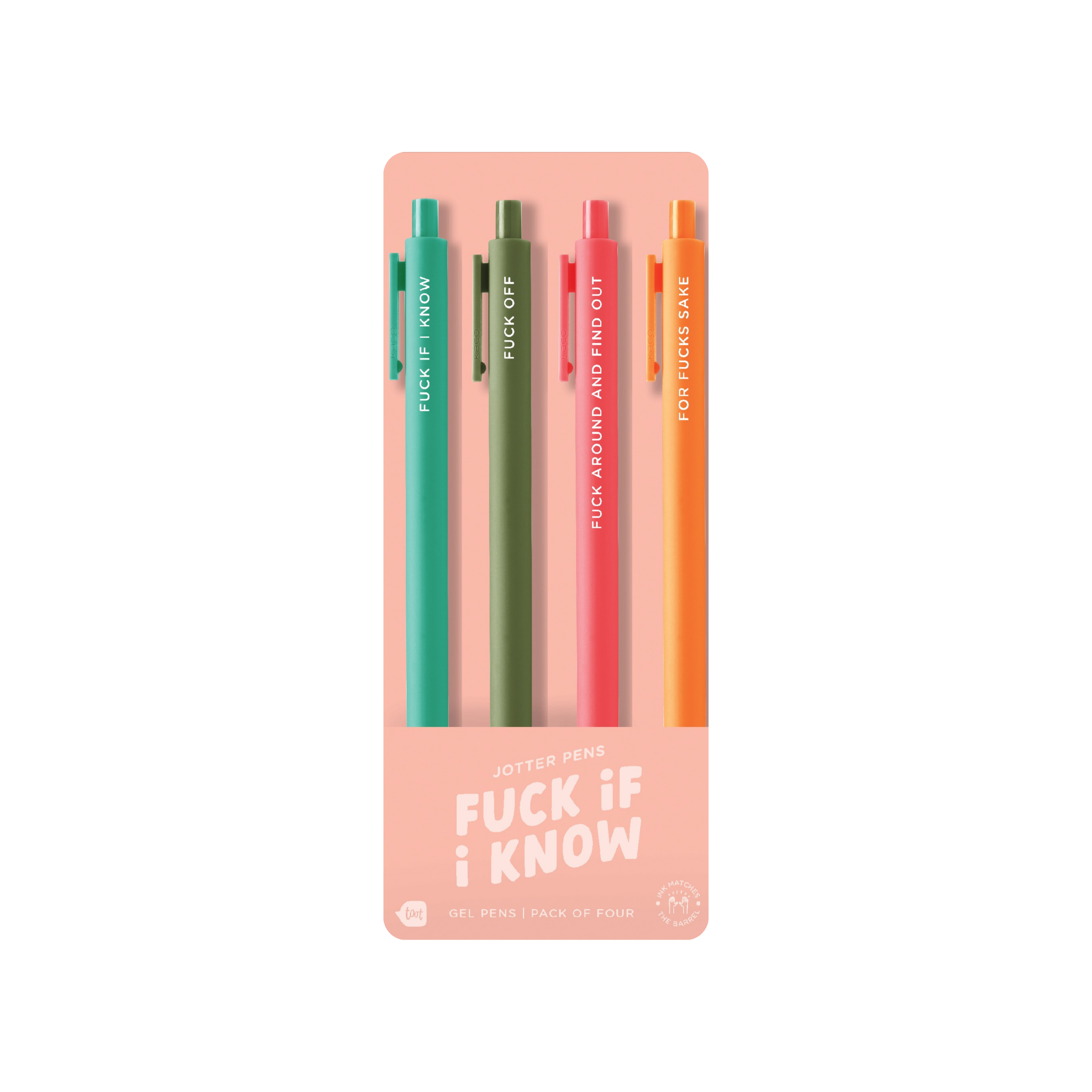 Fuck If I Know - Gel Pen Set