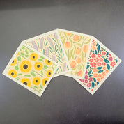 Summer Flower Swedish Dishcloth