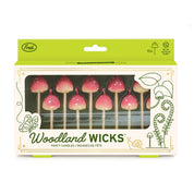 Woodland Wicks Mushroom Birthday Candles - Set of 10