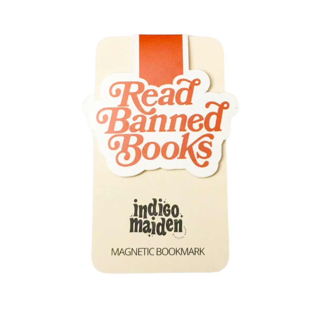 Read Banned Books Magnetic Bookmark