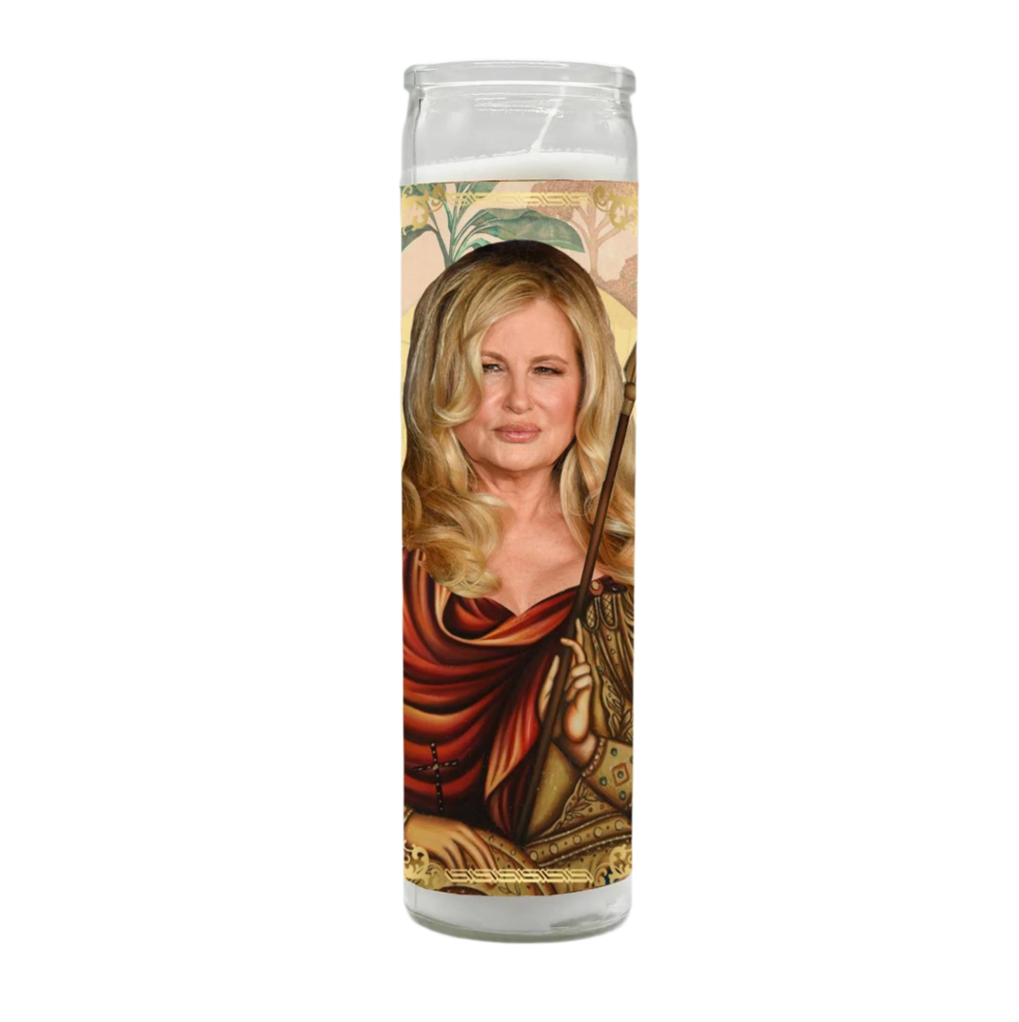 Saint Queen of White Lotus Celebrity Prayer Candle