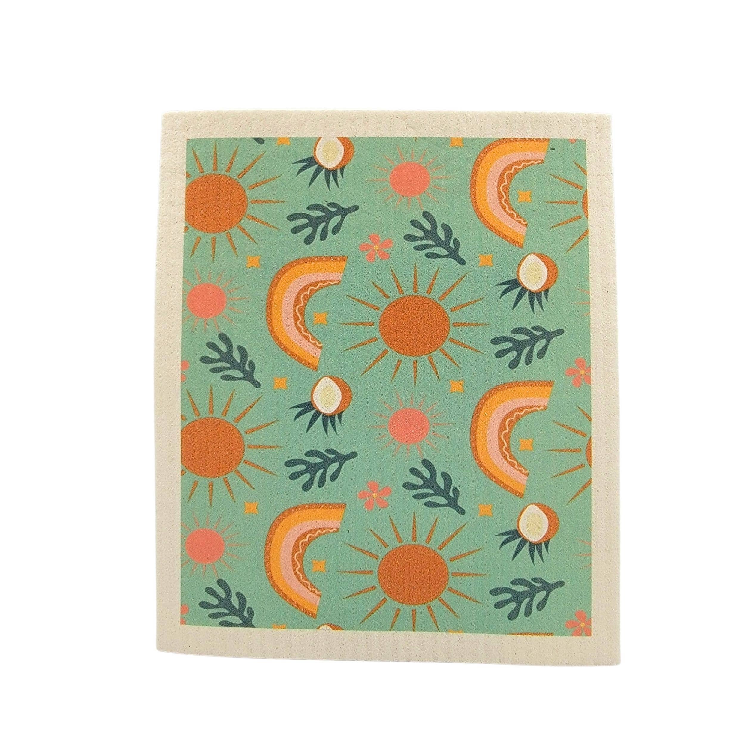 Coconut & Rainbows Swedish Dishcloth