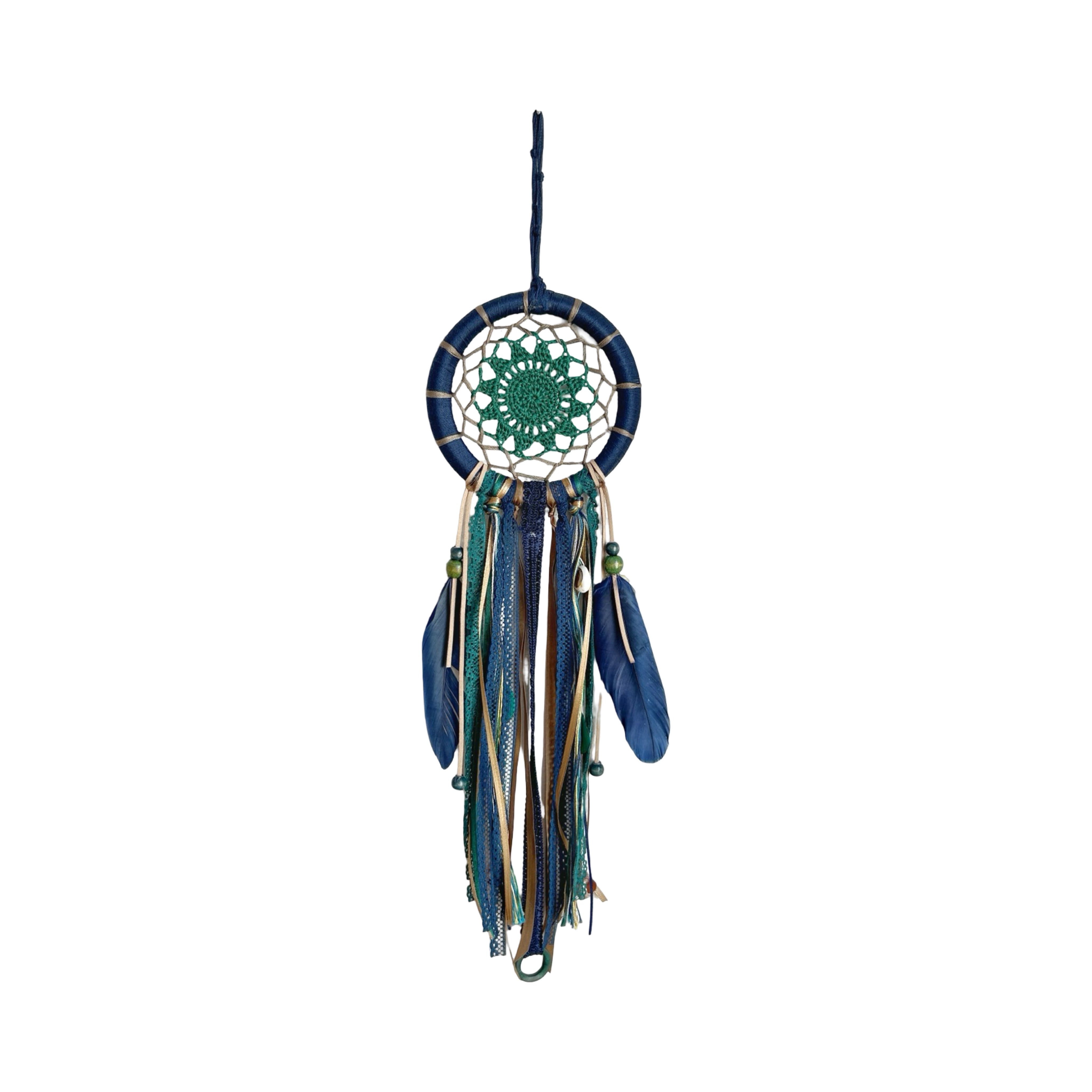 Hand-Crocheted Dreamcatcher – 5" (various colors)