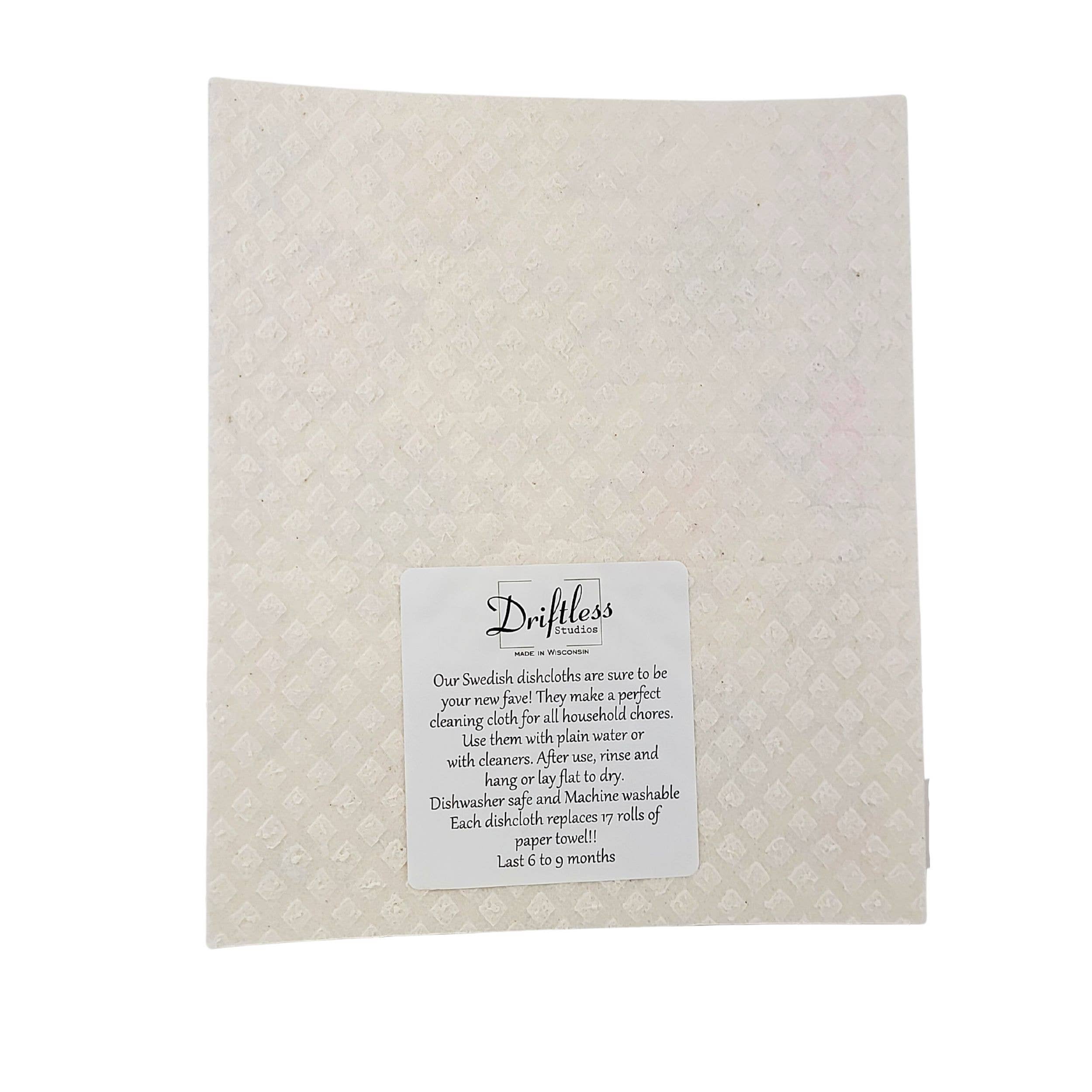Coral Spring Flowers Swedish Dishcloth
