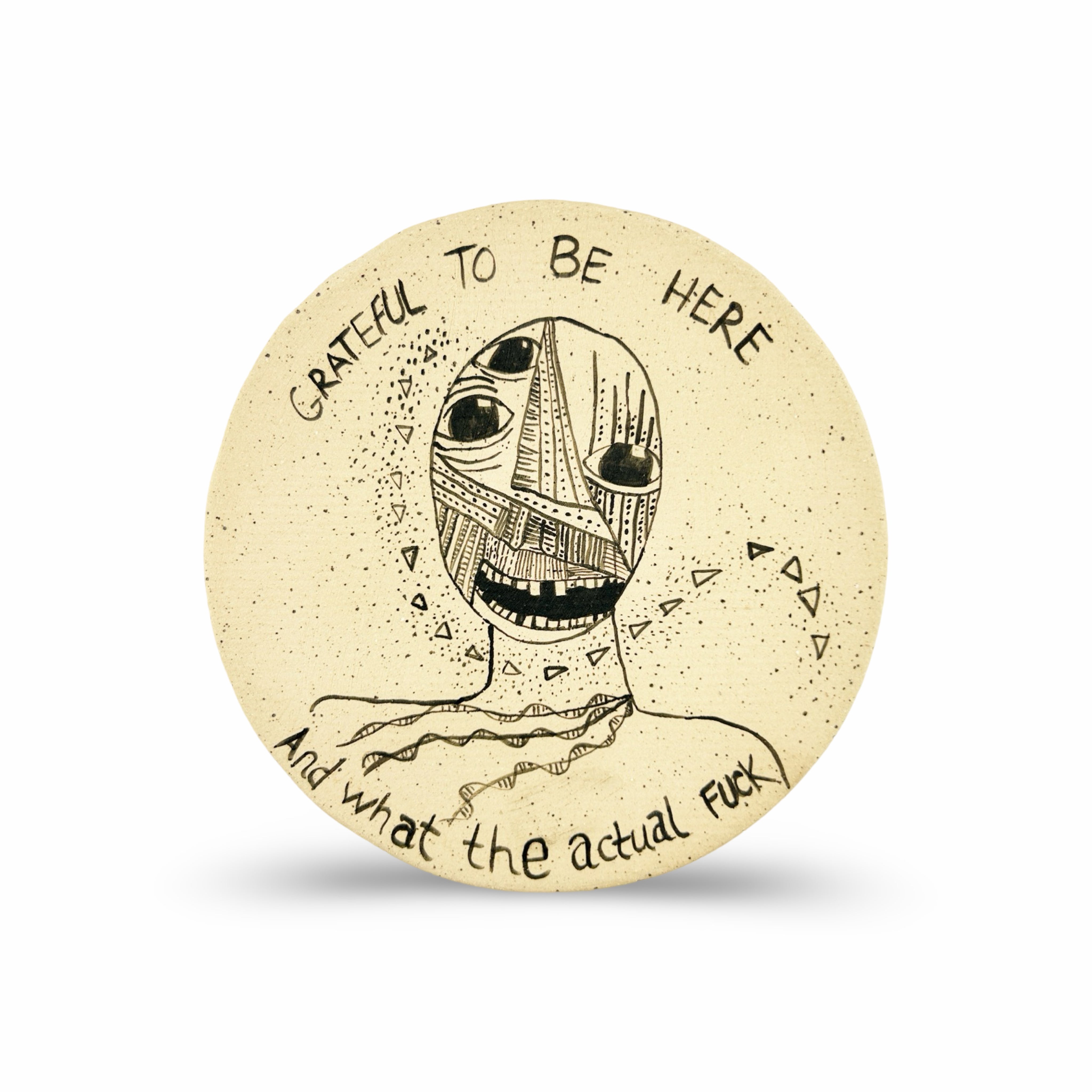 Grateful To Be Here Trinket Dish Decor Salt Your Soul Gift