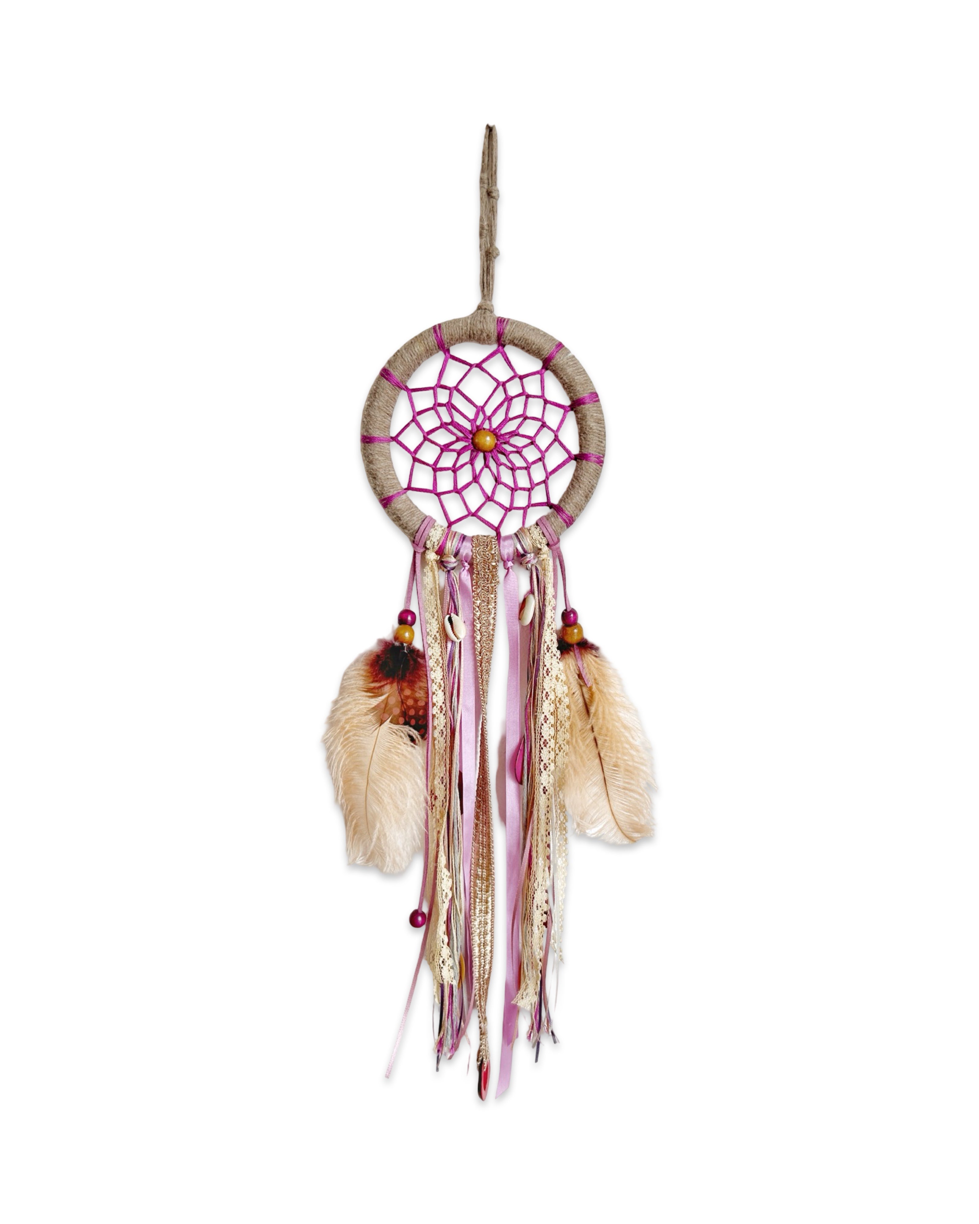 Hand-Crocheted Dreamcatcher – 5" (various colors)