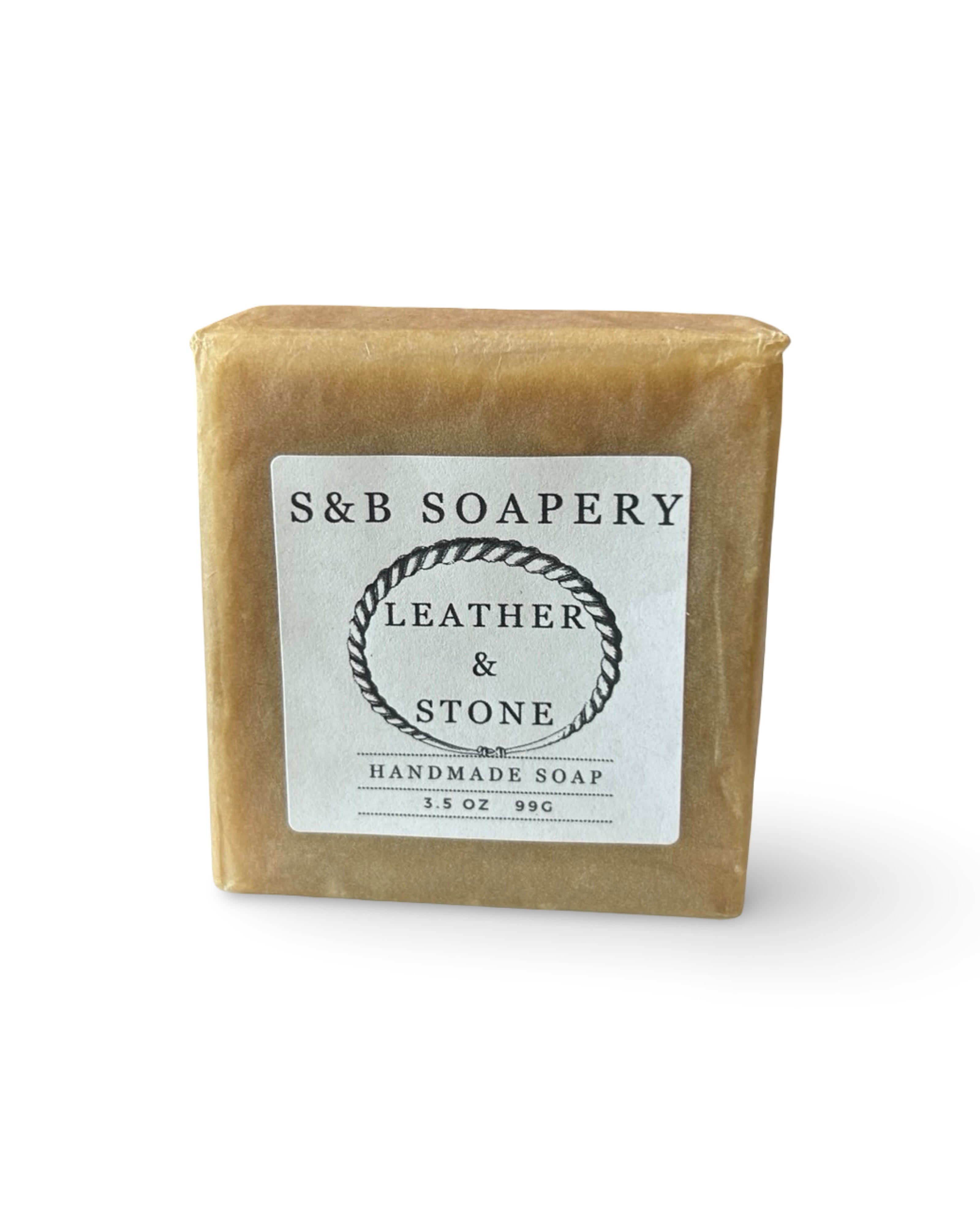 Leather & Stone Vegan Soap Bar