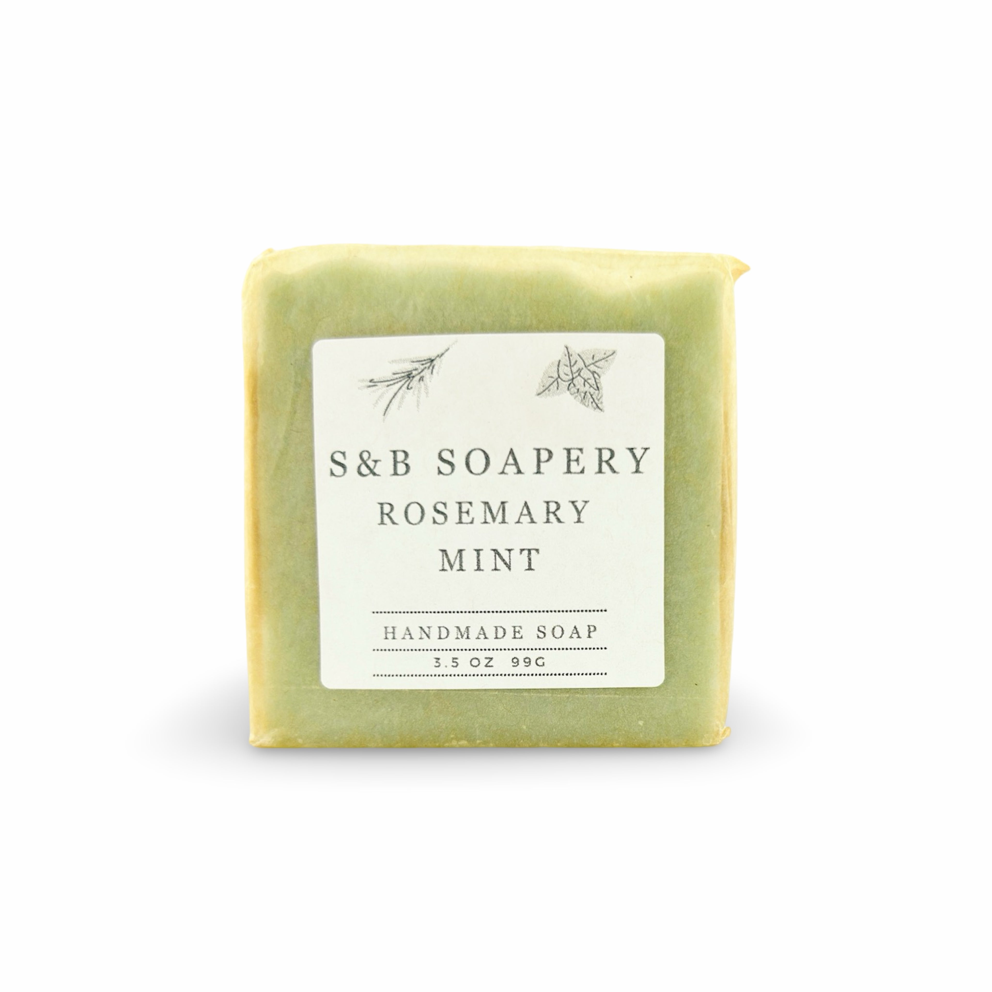 Rosemary Mint Vegan Soap Bar