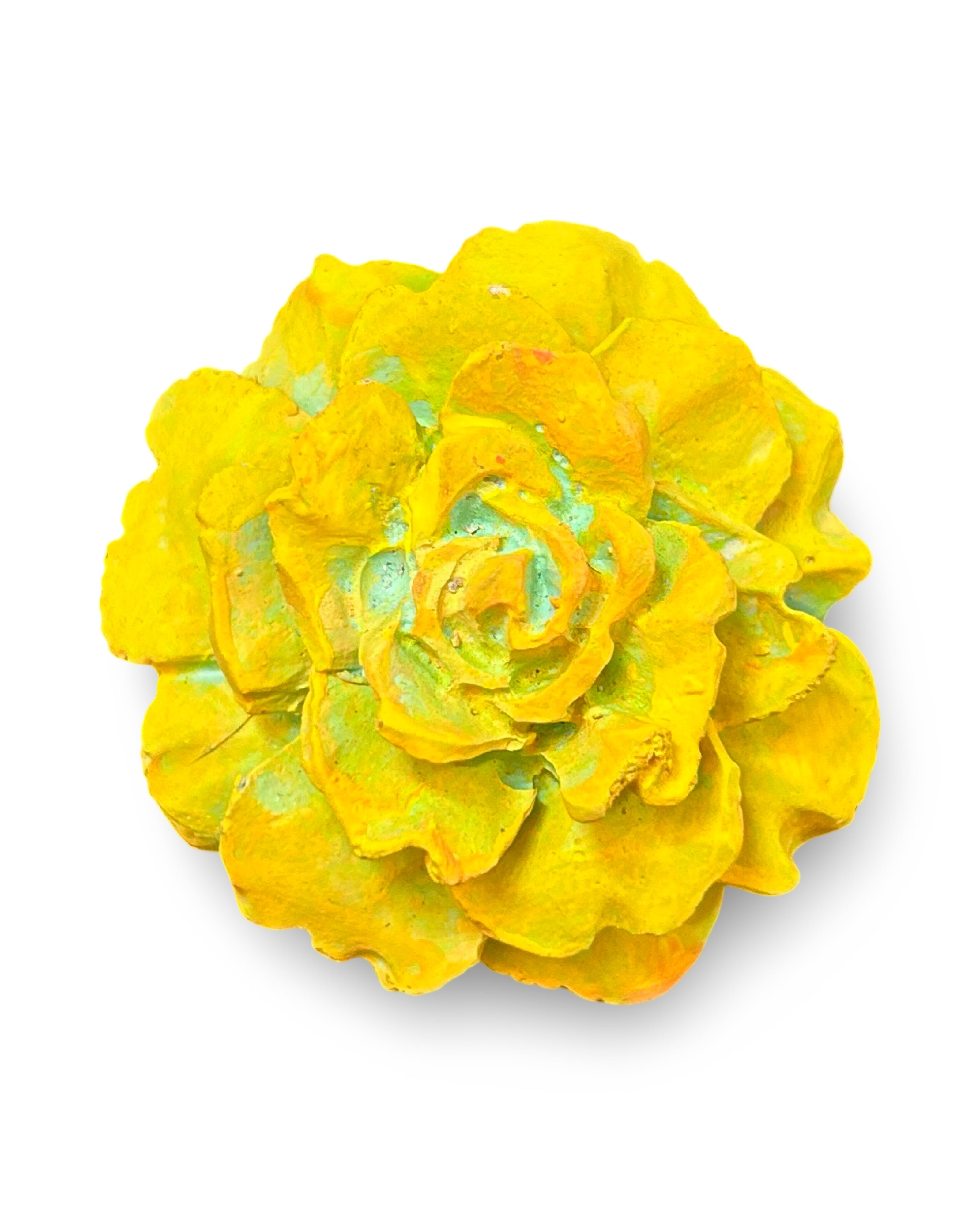 Carnation Flower Concrete Wall Art by Urban Soule