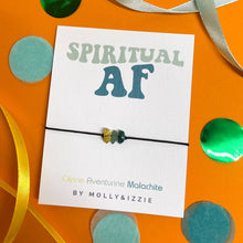  Spiritual AF Adjustable Gemstone Bracelet