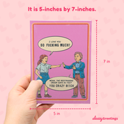 The Restraining Order Says 50 Feet 70's Vintage Card