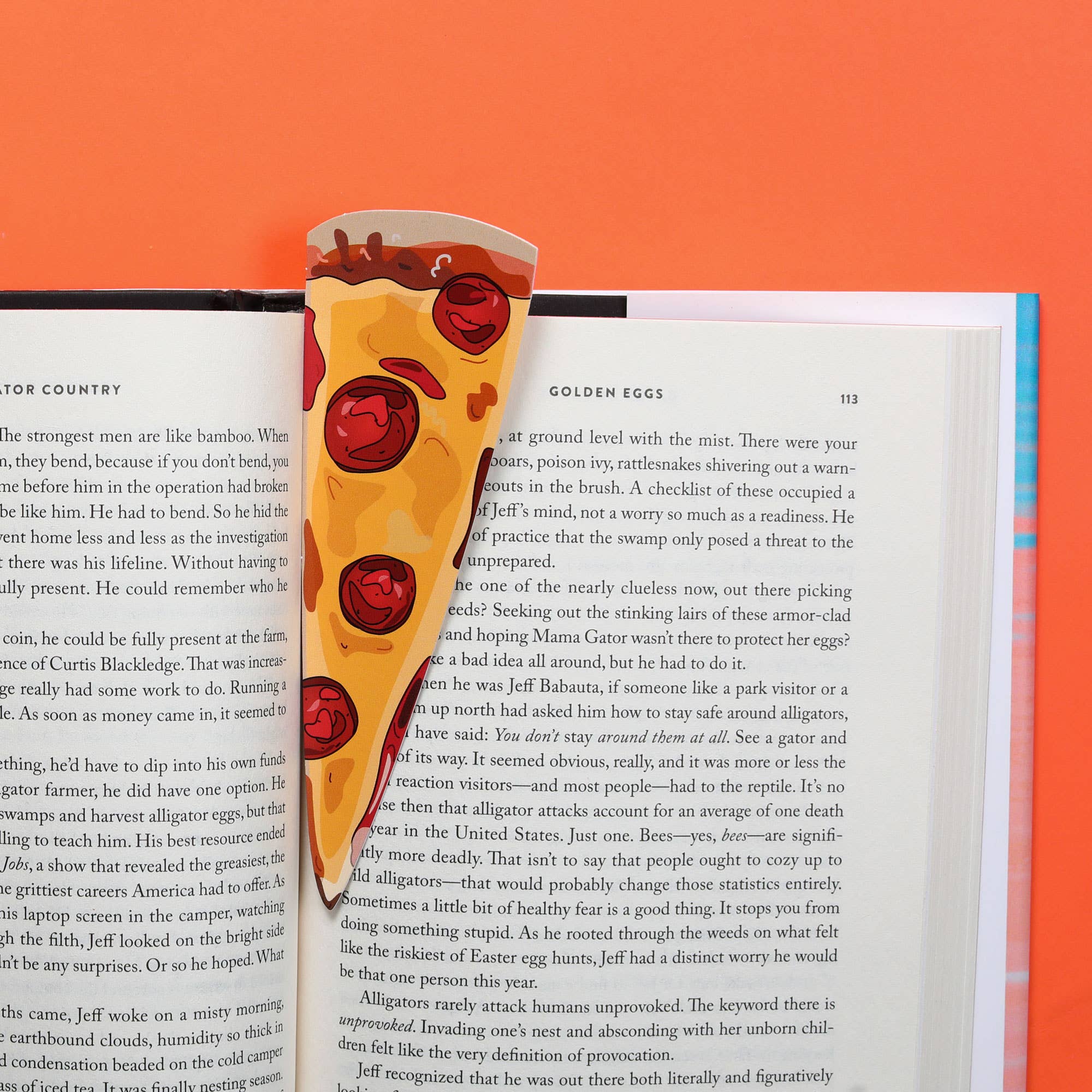 Pepperoni Pizza Die Cut Bookmark