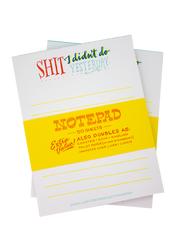 Shit I didn't do Yesterday Risograph Notepad