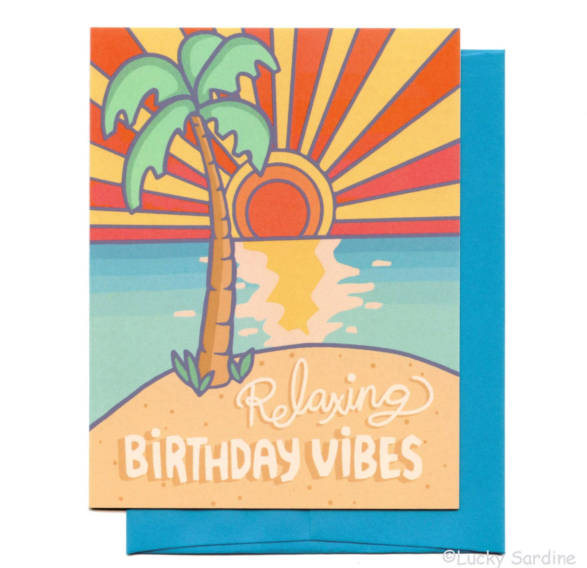 Relaxing Birthday Vibes Card