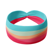 Lilac Market Headband: Joyful Vibes (Non-Slip, Ultra-Soft, 3-in-1 Twist Style)