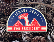 Jersey Devil for President Vinyl Sticker
