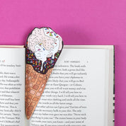 Ice Cream Cone Die Cut Bookmark
