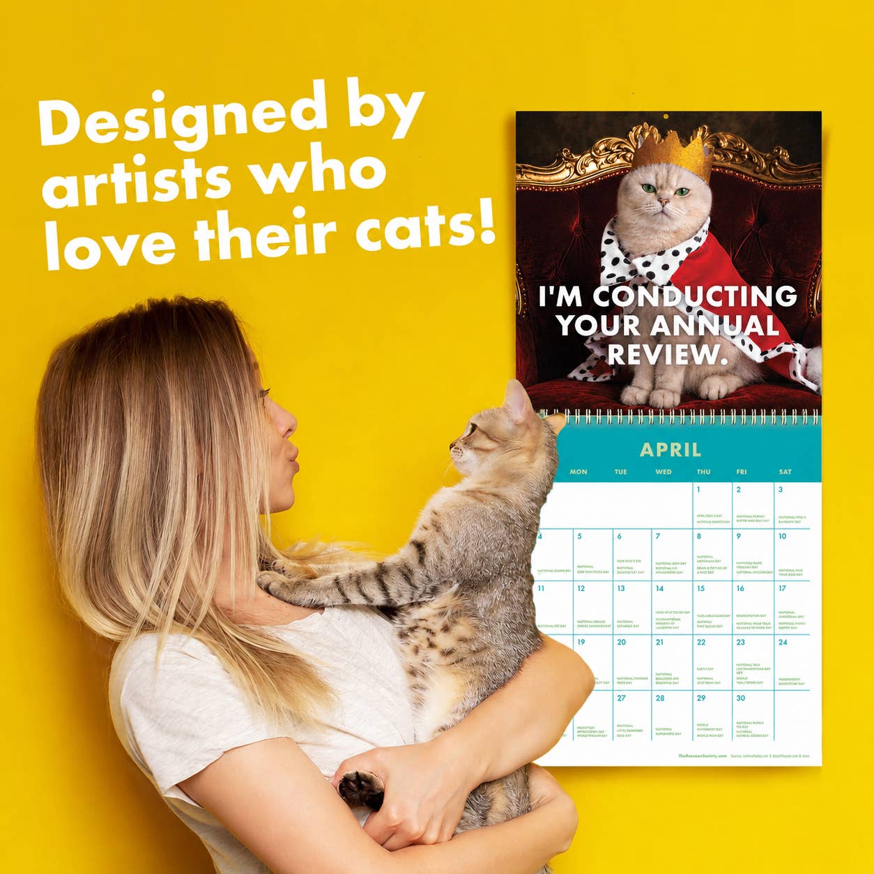 2027 Pissed-Off Cats Wall Calendar