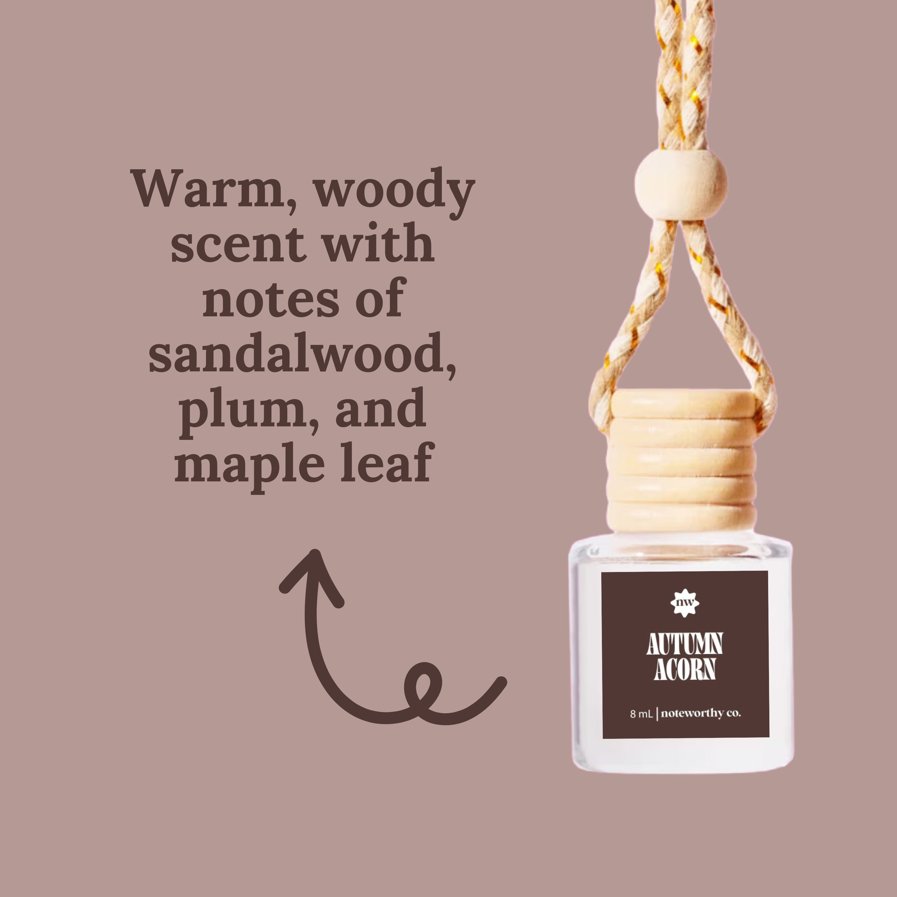 Hanging Essential Oil Diffuser - 15+ Scents