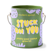Prickly Pear Cactus Grow Kit 'Stuck on You'