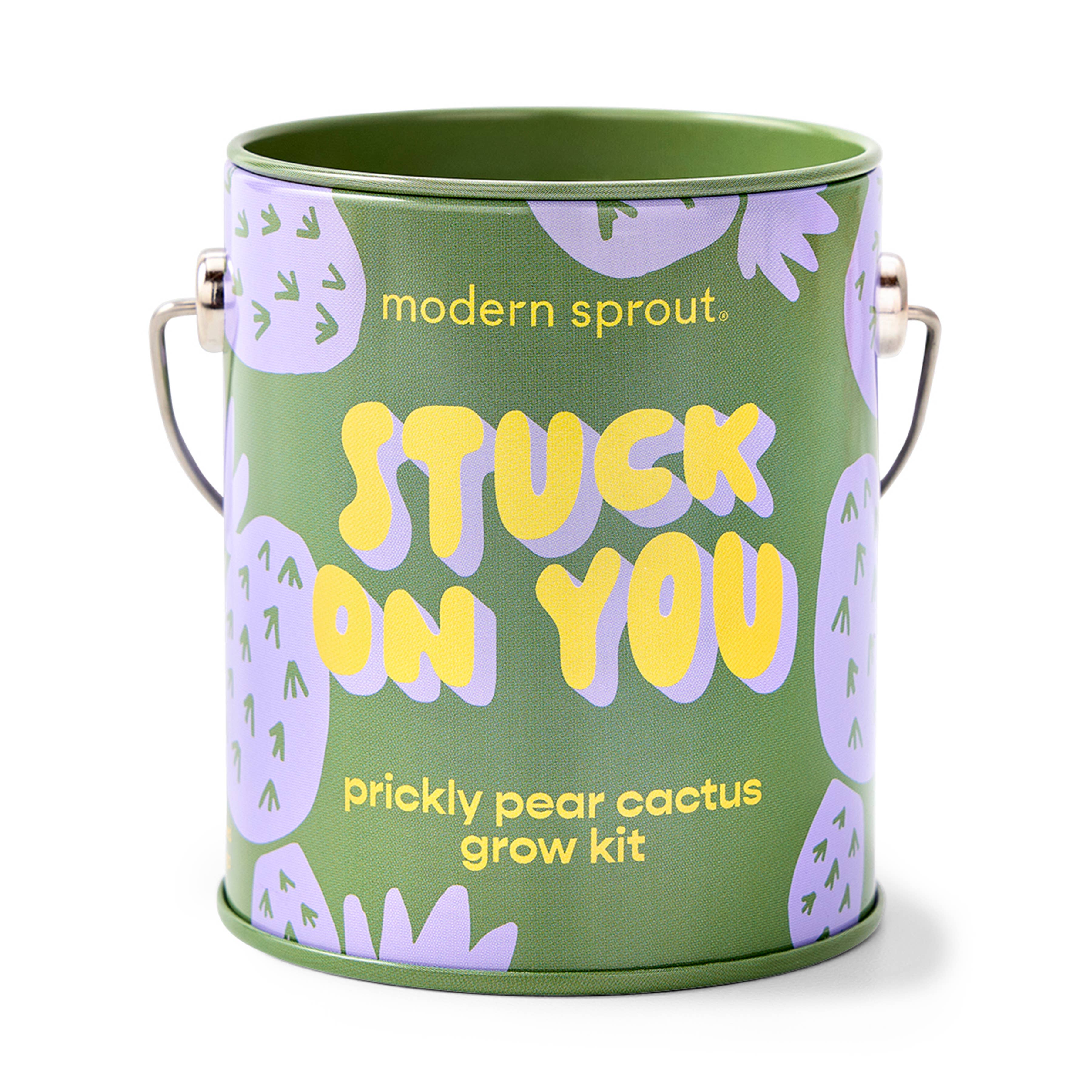 Prickly Pear Cactus Grow Kit 'Stuck on You'