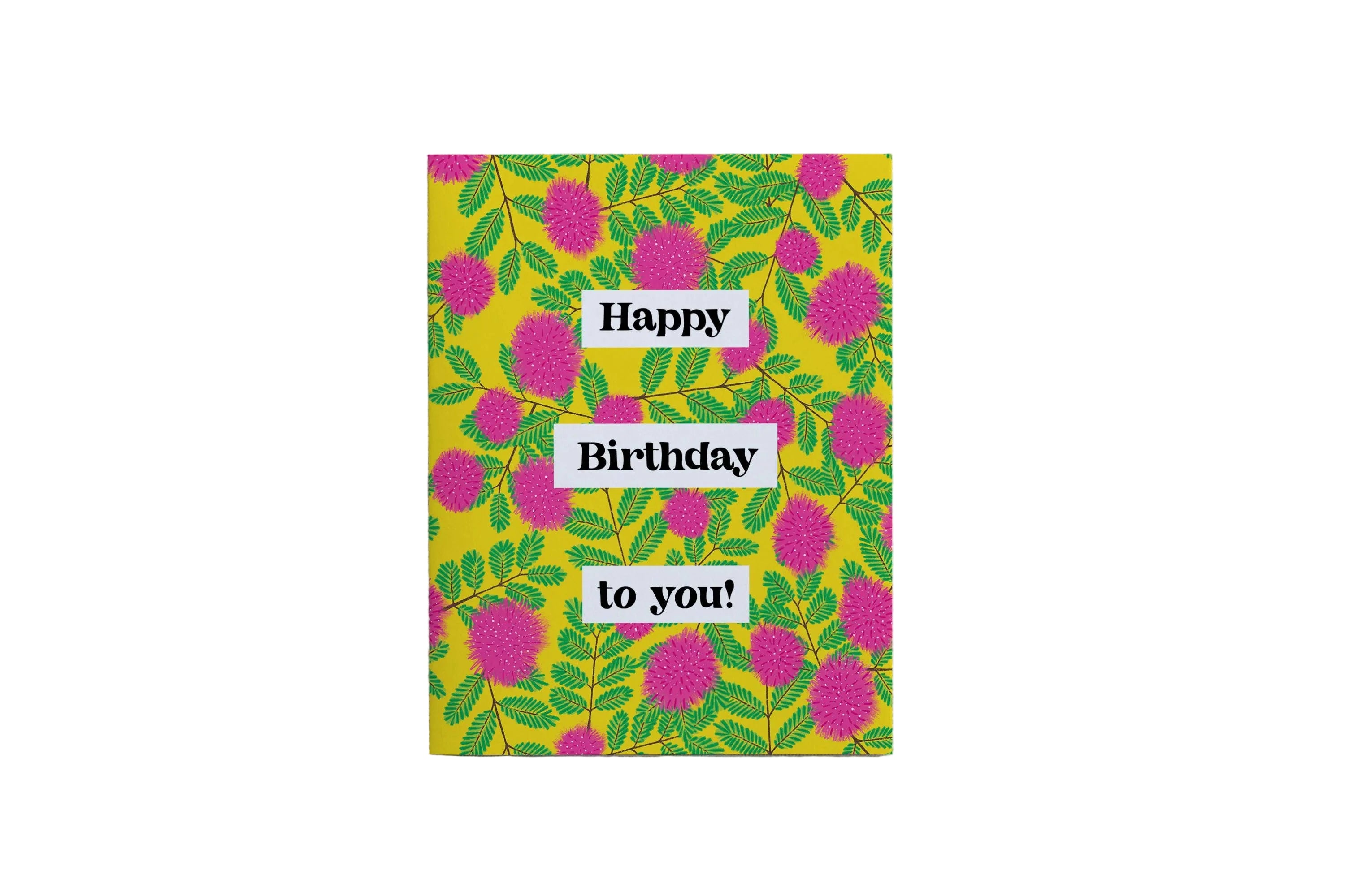 Happy Birthday to you! - Sunshine Mimosa in Marigold