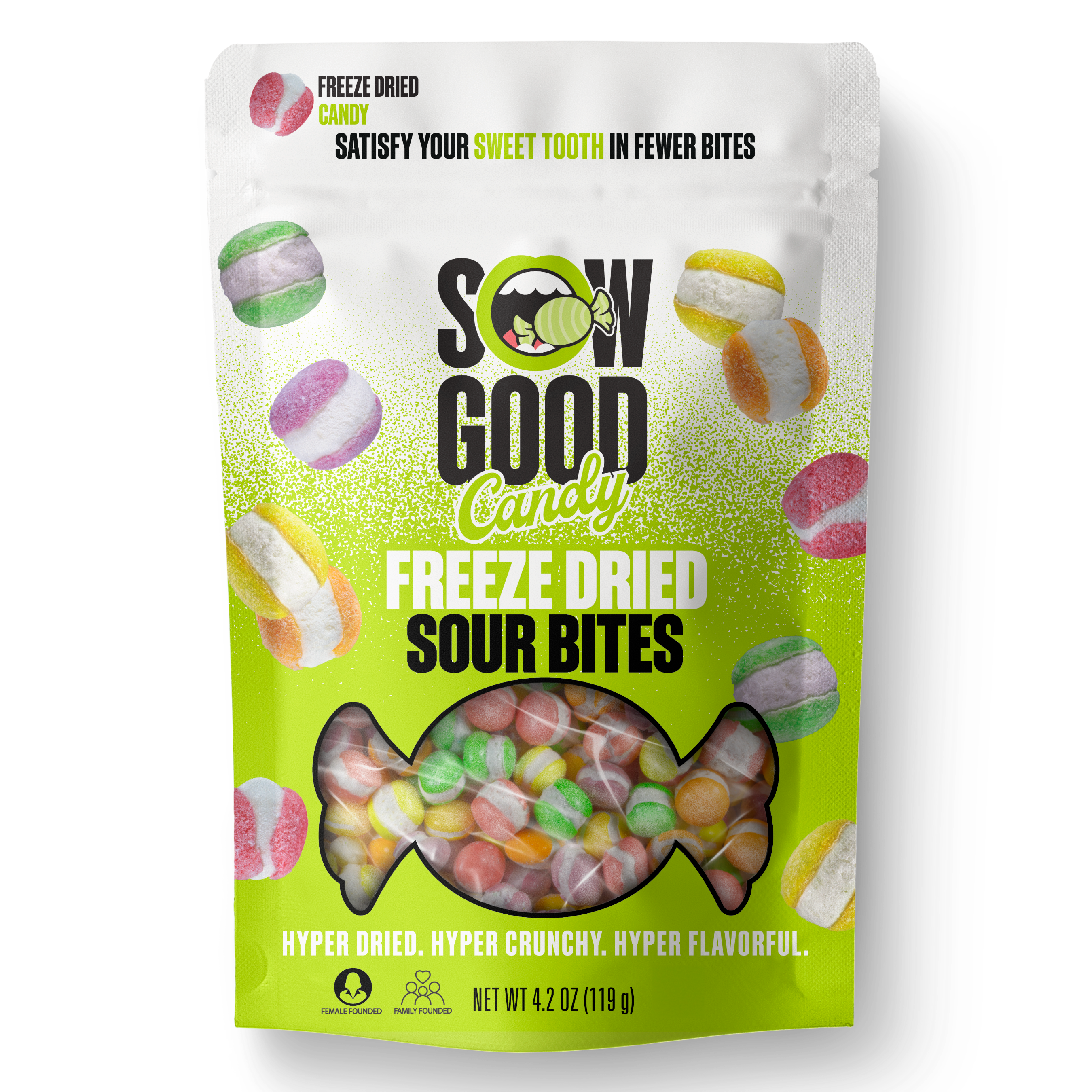 Sour Bites Skittelz Freeze-Dried Candy