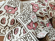 Grab Back Cat Paw Vinyl Sticker