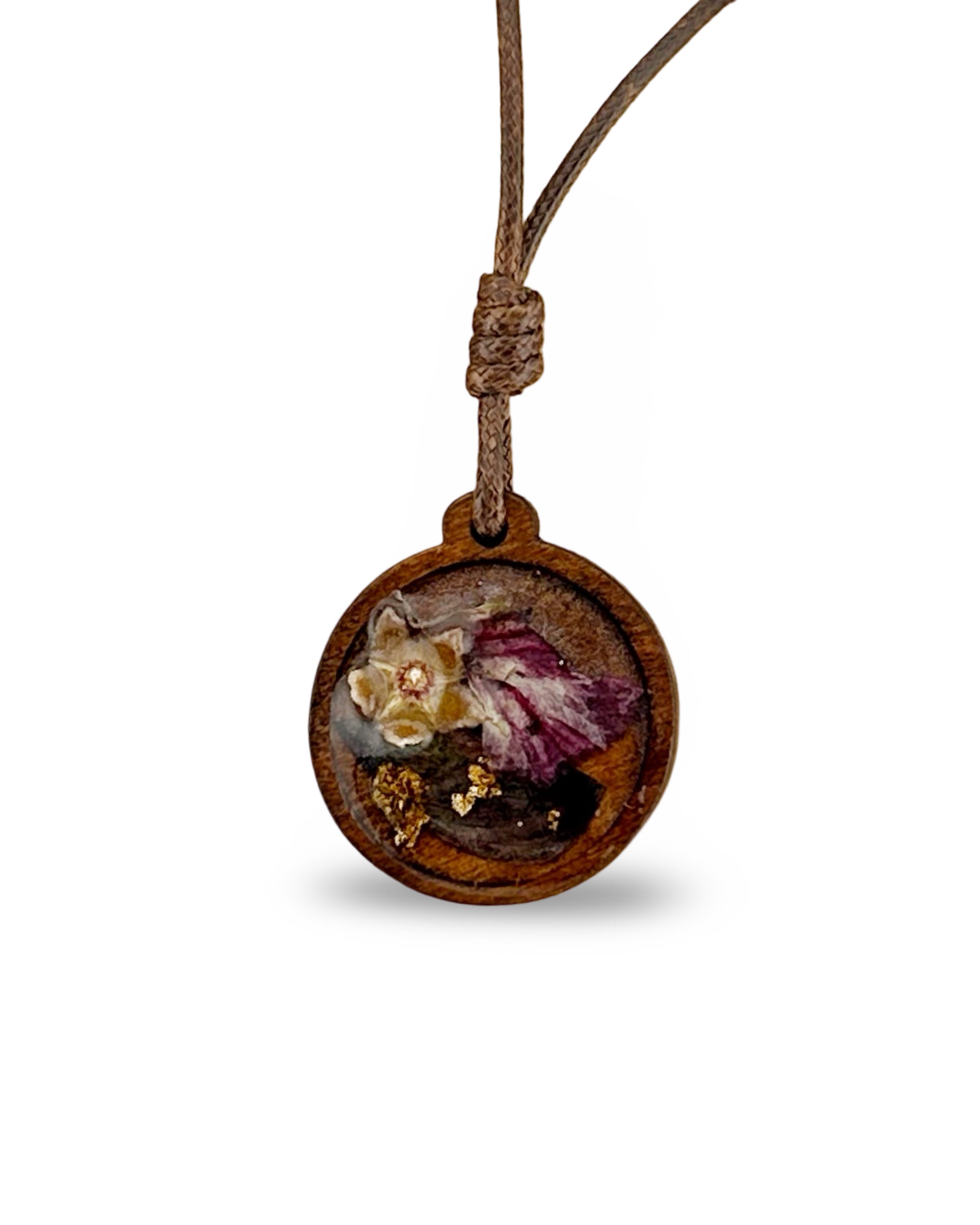 Driftheory x Salt Your Soul – Adjustable Wood & Resin Necklace