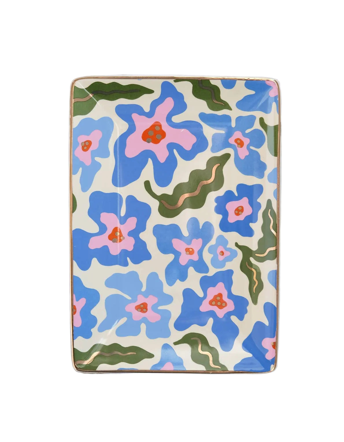 Porcelain Trinket Dish | Trippy Daisies