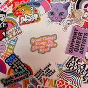 Good Things Come To Those Who Read Sticker
