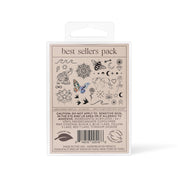 Best Sellers Hand-Drawn Temporary Tattoo Pack