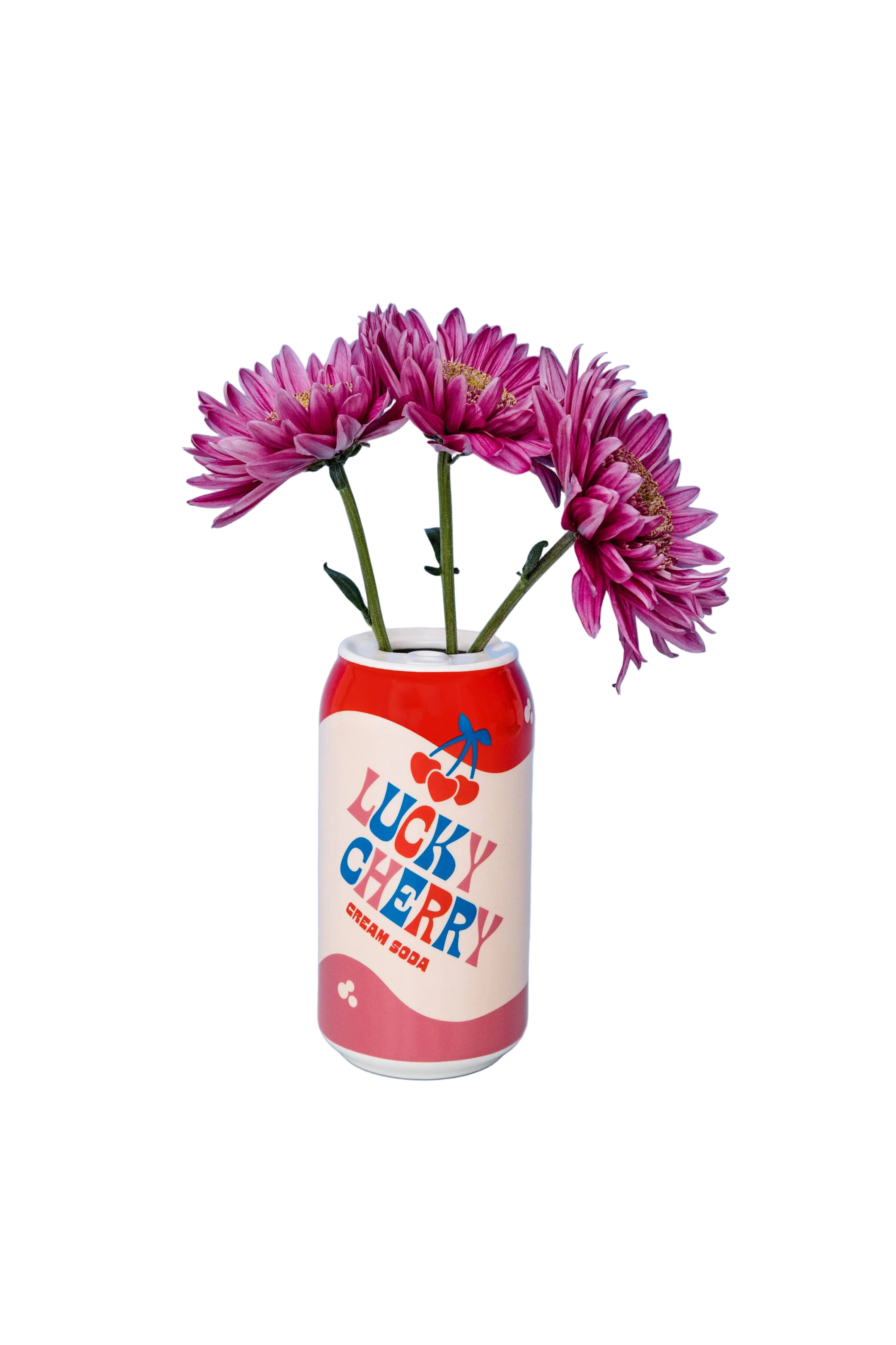 Ceramic Vase - Lucky Cherry Cream Soda