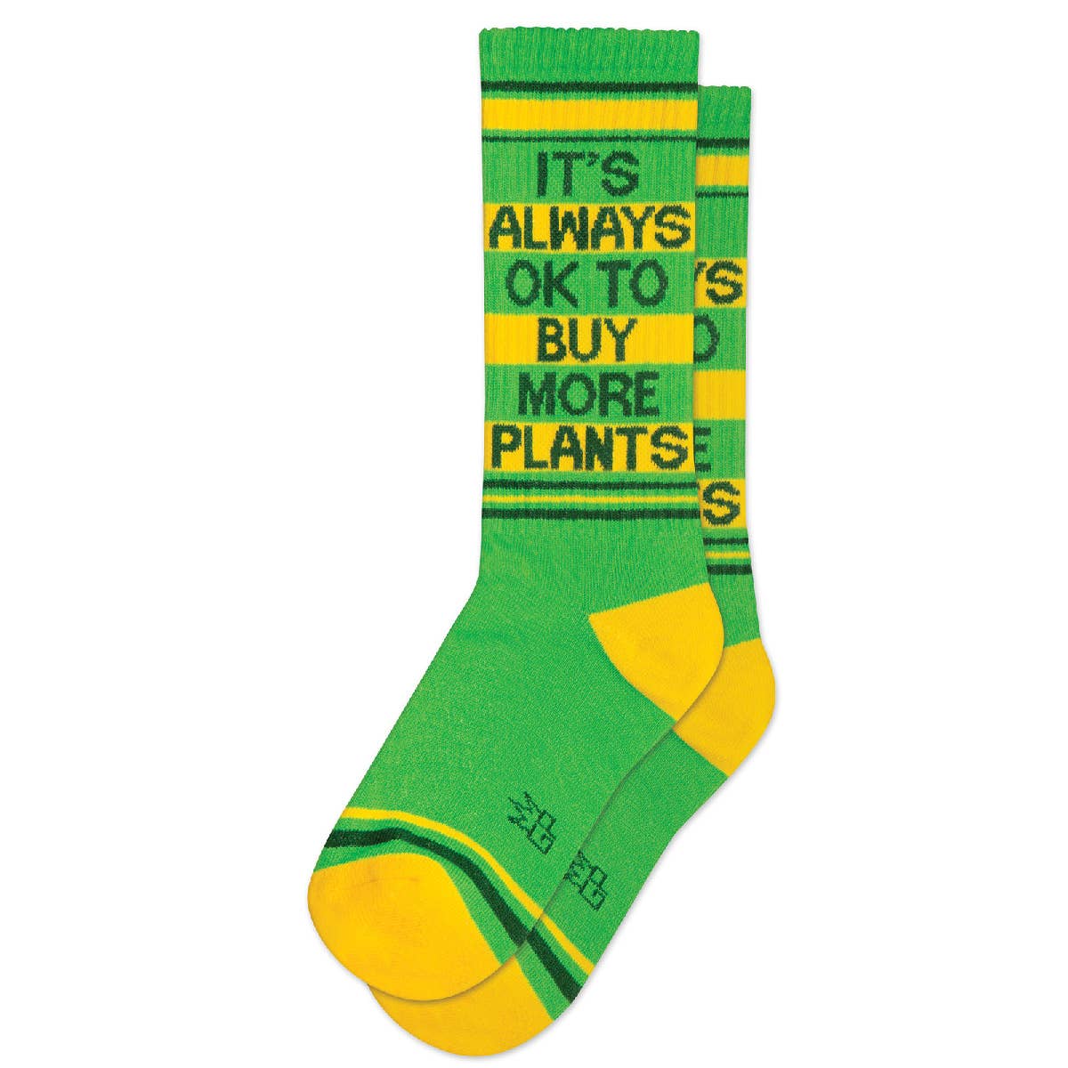 It's Always OK To Buy More Plants Gym Crew Socks