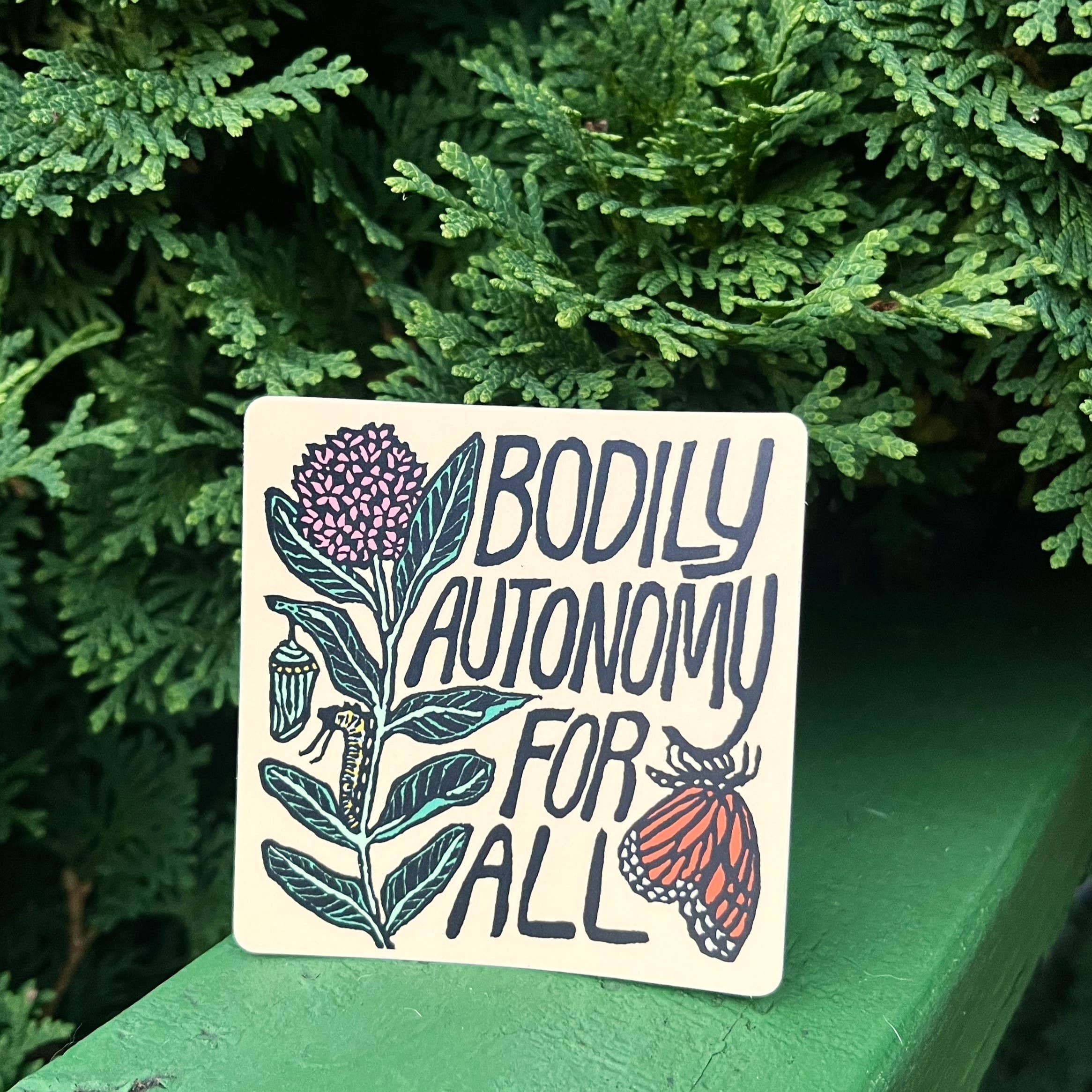 Bodily Autonomy For All Sticker