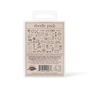 Boho Doodle Hand-Drawn Temporary Tattoo Pack