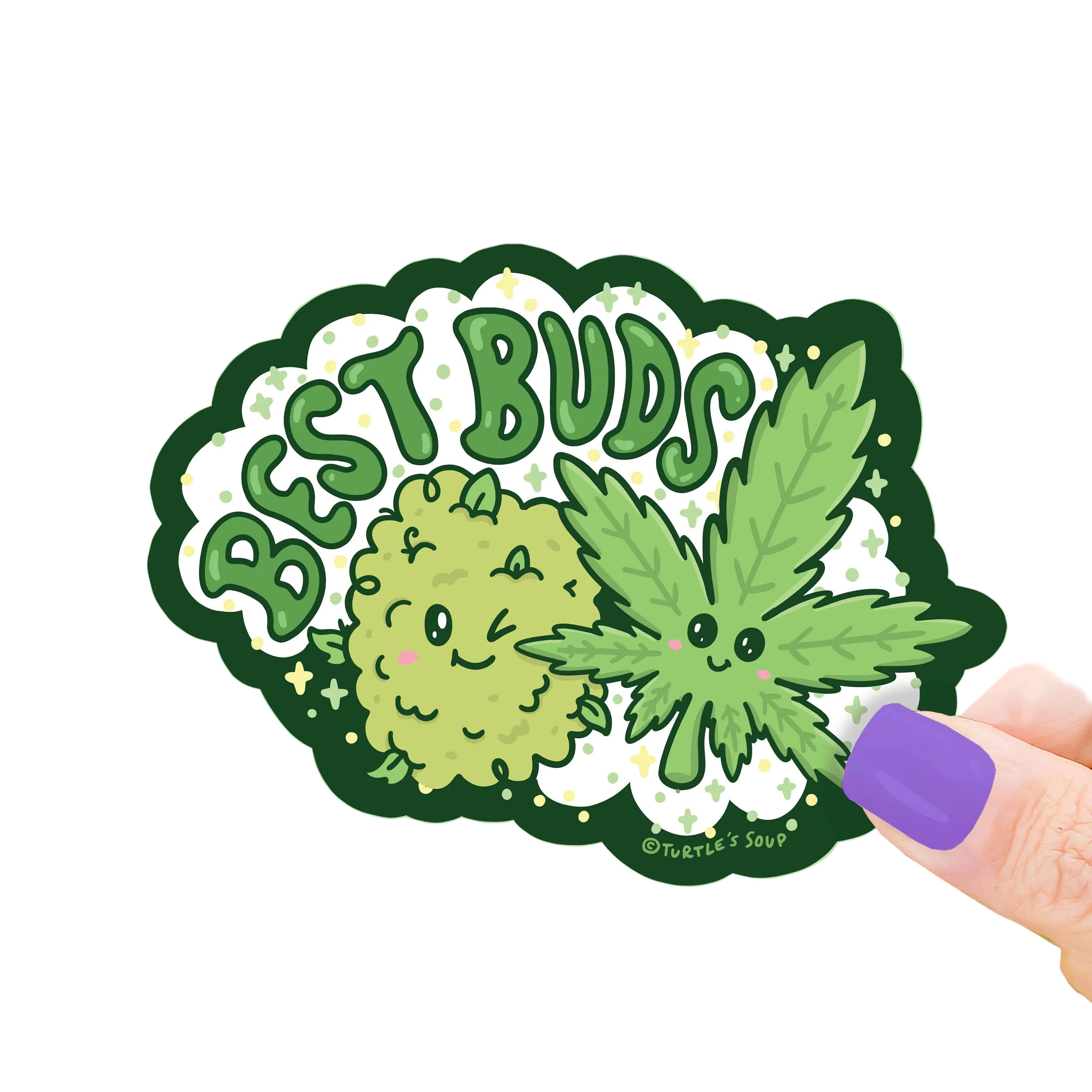 Best Buds Weed Vinyl Sticker