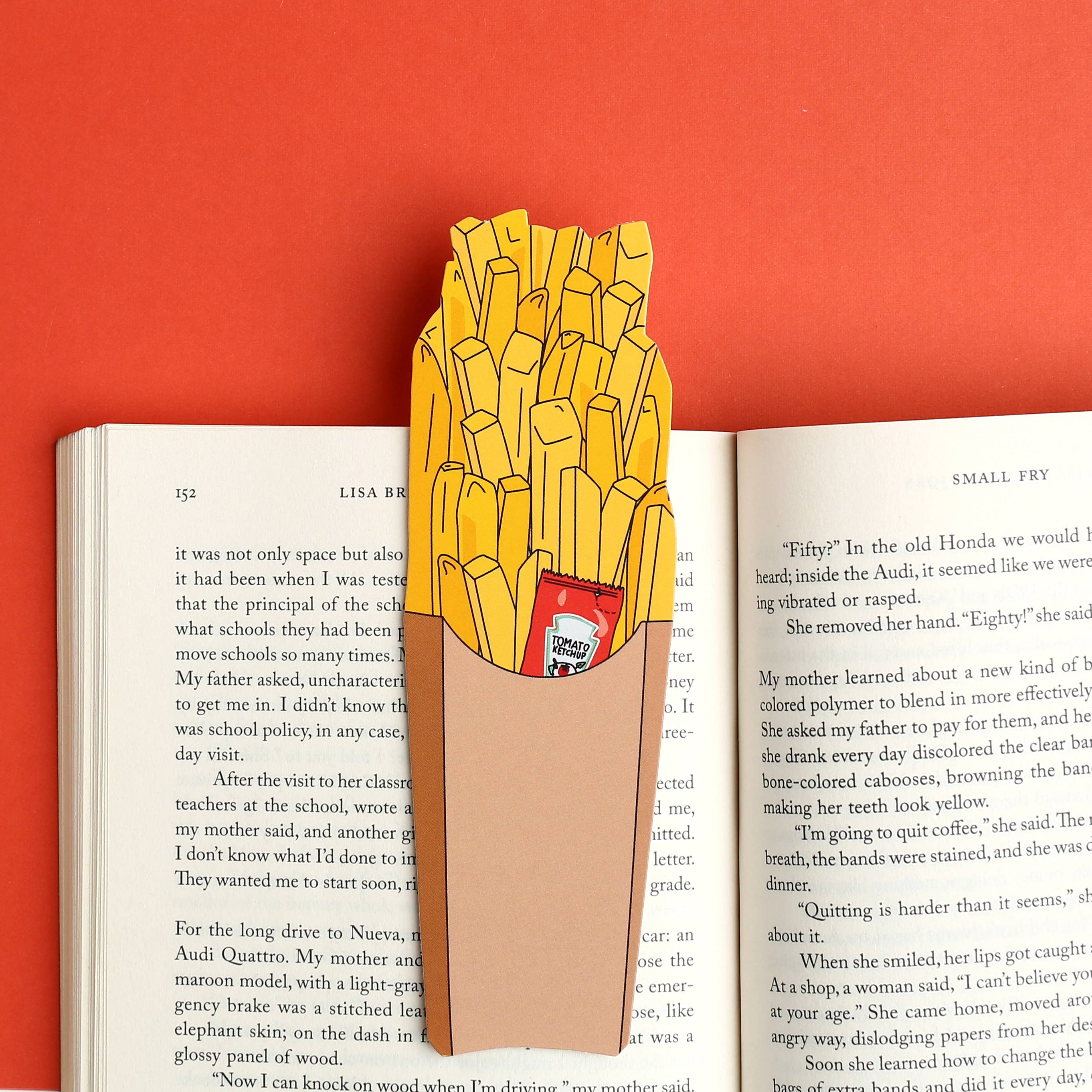 French Fries Die Cut Bookmark