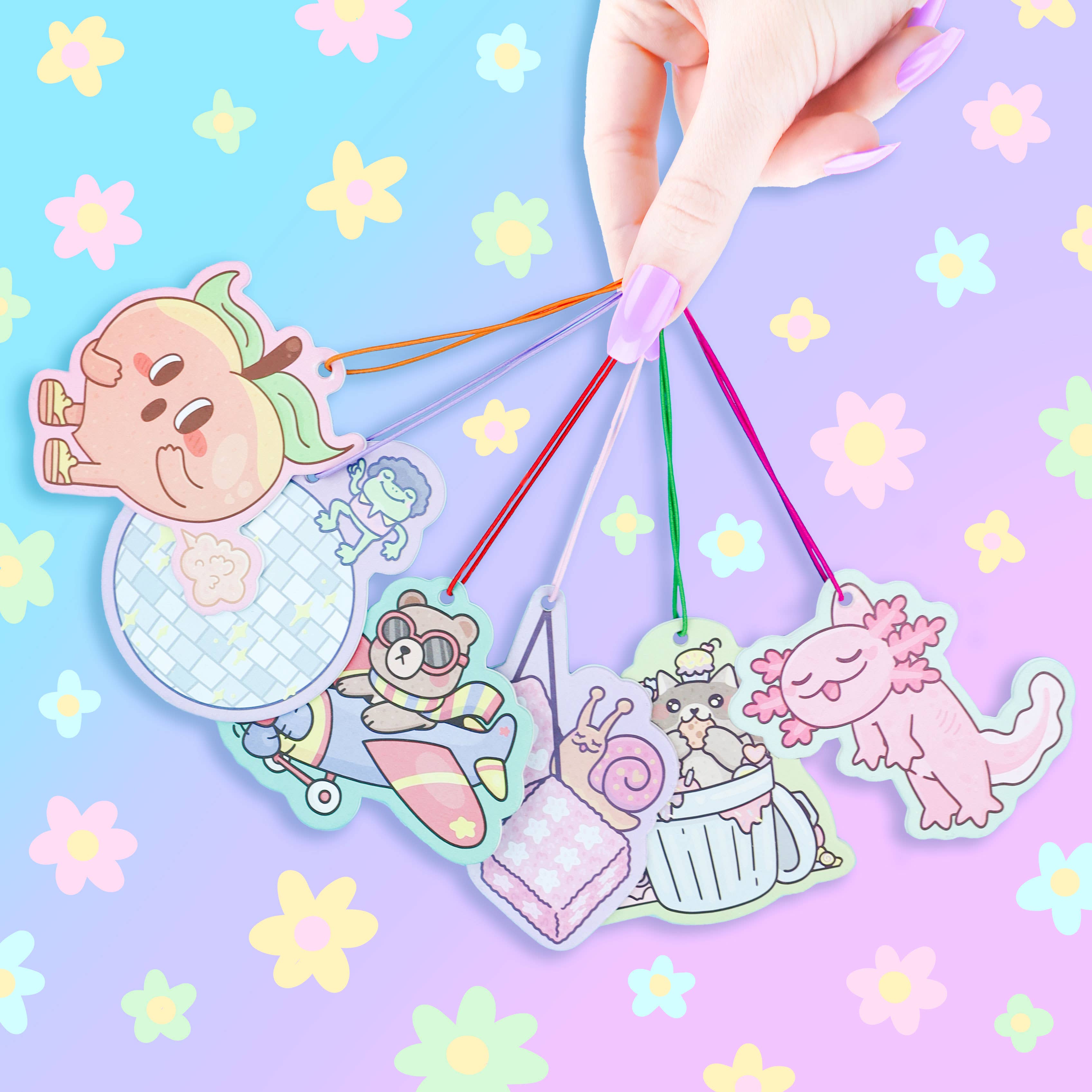 Peach Toot Fresh Peaches Air Freshener