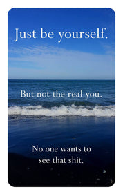 Disappointing Affirmations Deck – 52 Realistic Affirmation Cards