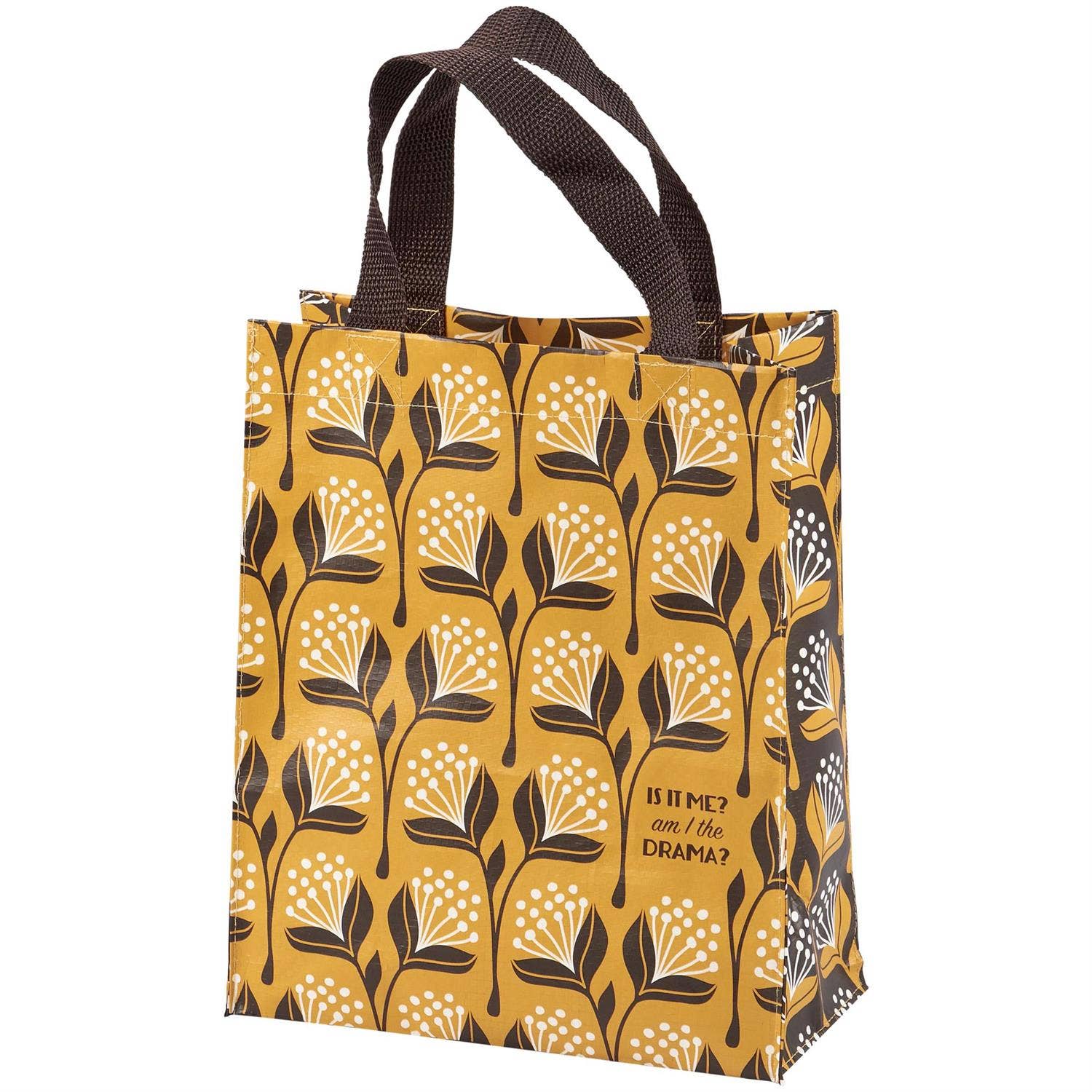 Is It Me? Am I The Drama? Retro Floral Reusable Tote