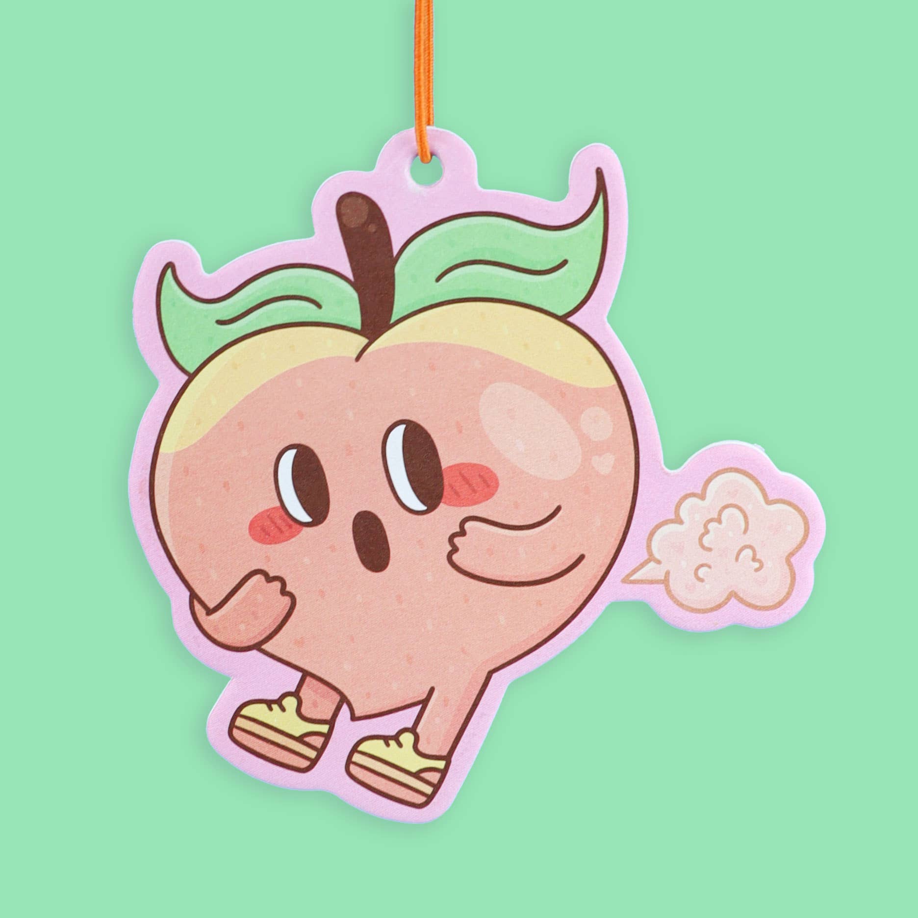 Peach Toot Fresh Peaches Air Freshener