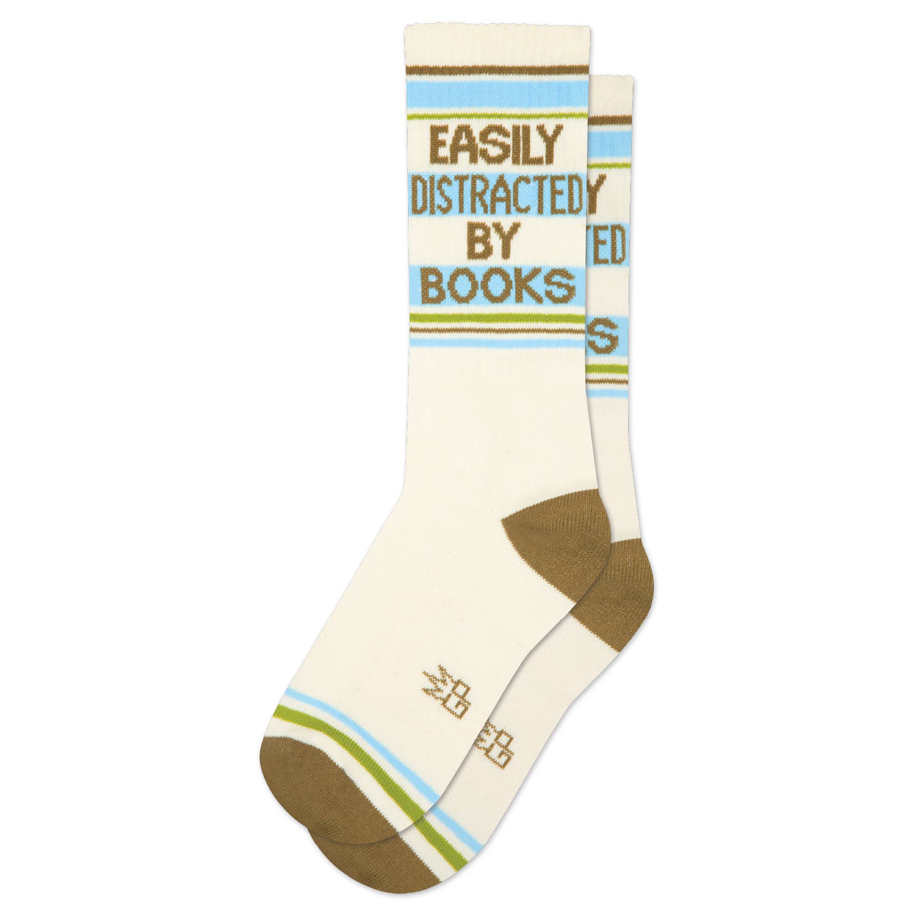 Easily Distracted By Books Sassy Crew Socks