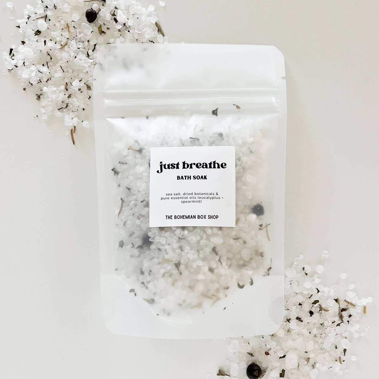 Just Breathe Bath Salts – Eucalyptus & Mint