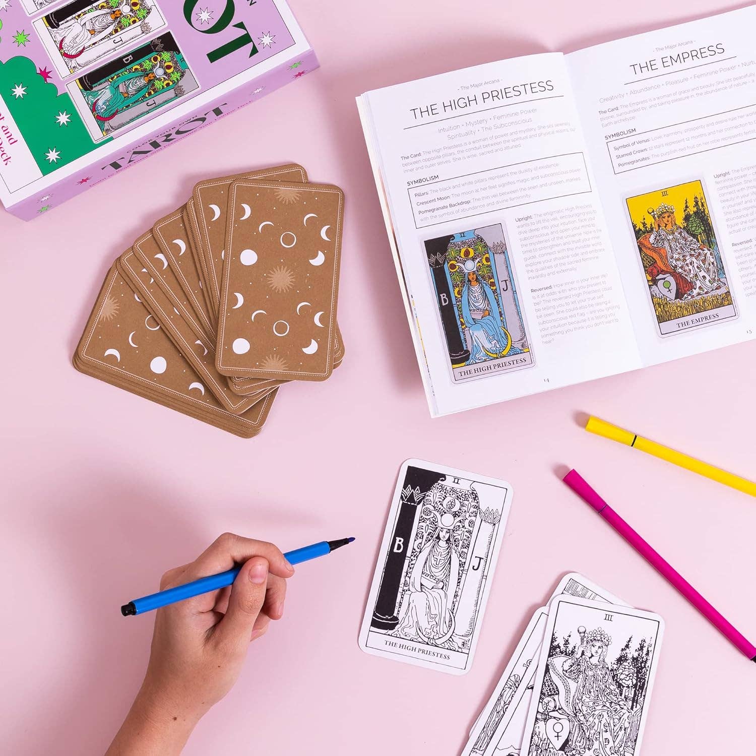 Color Your Own Tarot Deck – Create & Personalize a 78-Card Tarot Set