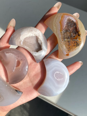 Druzy Agate Moon