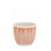 Terracotta Leaf Ceramic Pot Cover