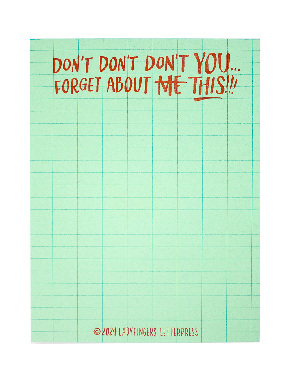 Don't You Forget About This Risograph Notepad